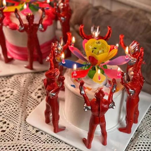 奥特曼莲花灯蛋糕 商品图0