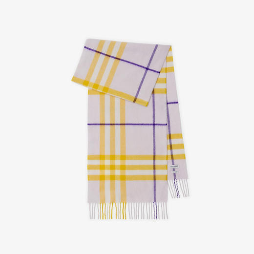 【二】BURBERRY 巴宝莉 女士格纹羊绒围巾 格子 8079556 B7312 商品图0