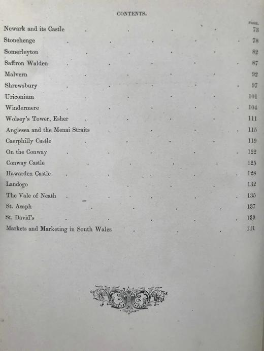 约19世纪后期 英格兰与威尔士的假期漫游 数十幅精美插图 漆布精装大32开 商品图5