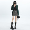 2025新款【美拉德多色皮裙 半身裙女装】小个子 显瘦高腰 a字裙包臀短裙 商品缩略图1