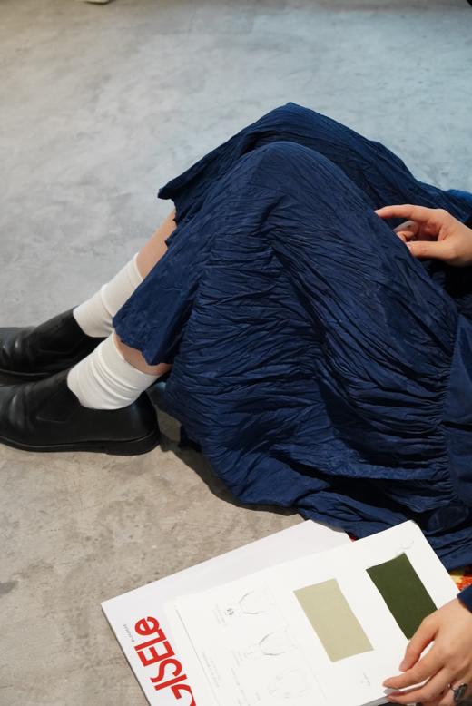 ECOLE DE CIRIOSITES 梭织丝棉府绸连衣裙(2色可选) 商品图1