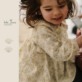 【云优选】LELEJOVE北欧风春款新生儿娃娃领纯棉连体衣女宝印花包屁衣宝宝哈衣爬服