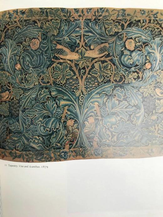威廉·莫里斯与莫里斯公司纺织品图集，1861-1940 88幅插图（24幅彩色） 平装18开 商品图11
