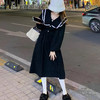 2025新款【春秋女装连衣裙 设计感双层海军领】灯芯绒 收腰显瘦 a字裙 商品缩略图5
