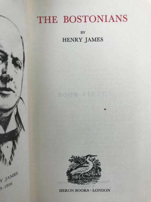 亨利·詹姆斯《波士顿人》 1幅肖像插图 苍鹭出版社复古装帧本 商品图2