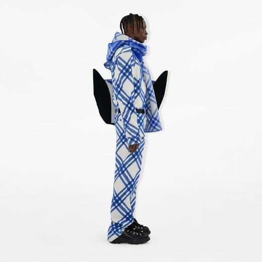 BURBERRY 巴宝莉 男士格纹羊毛混纺外套式衬衫 格子 8078865 B7462 商品图2