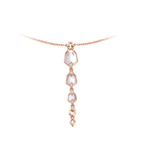 ［东方有境］18K金镶钻项链 #生肖龙 #龙灵