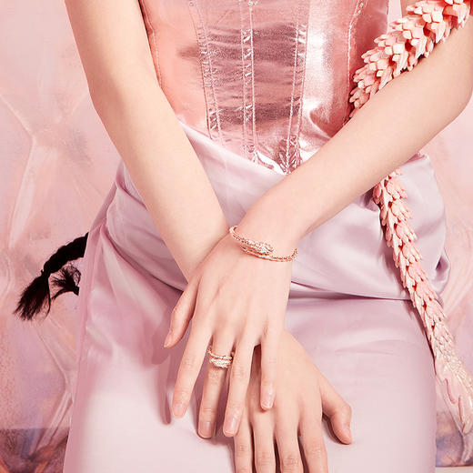 ［东方有境］18K金镶钻戒指 #生肖龙 #御乾 商品图4