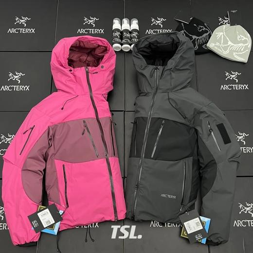 袅家情侣款KOBAH PARKA拼接logo硬壳羽绒服滑雪服 商品图3