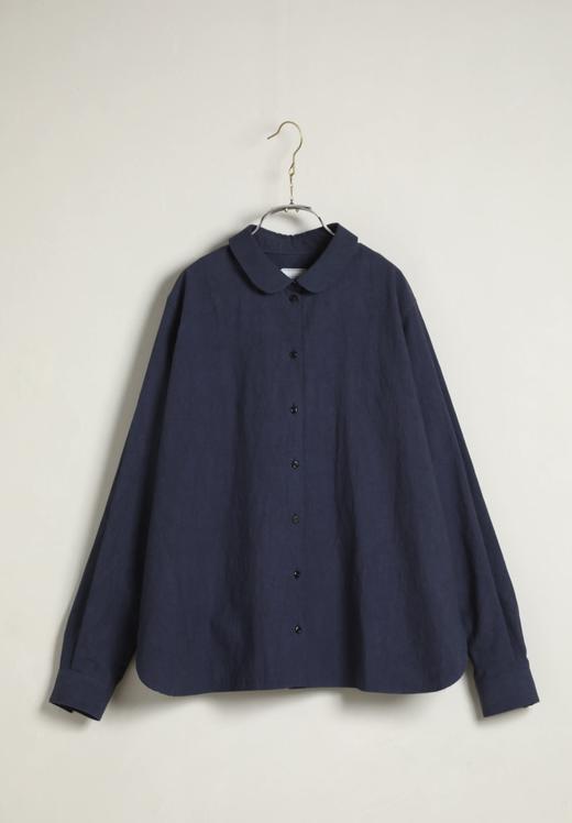 ECOLE DE CURIOSITES 水洗打字机棉衬衫(2色可选) 商品图1