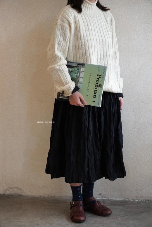 ECOLE DE CURIOSITES 渔夫华夫格罗纹套头毛衣 商品图5