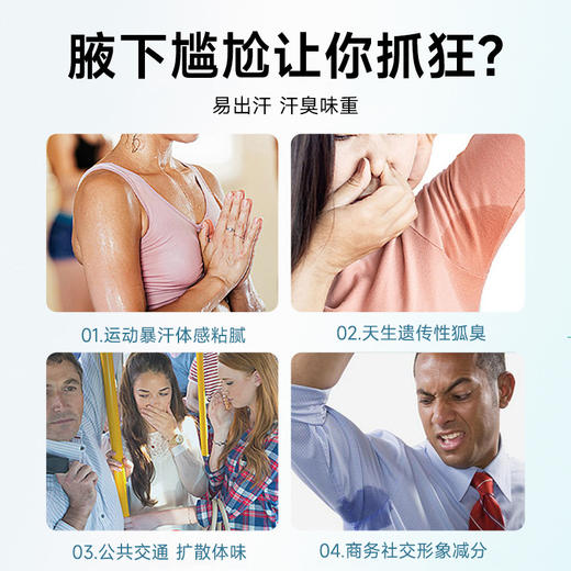香港大药房狐臭喷雾 淡化体臭汗味异味改善狐臭 温和清新狐臭喷剂 商品图2