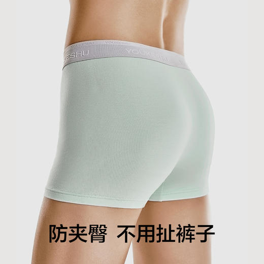有棵树40支兰精莫代尔男士内裤3条装-U1066 商品图4