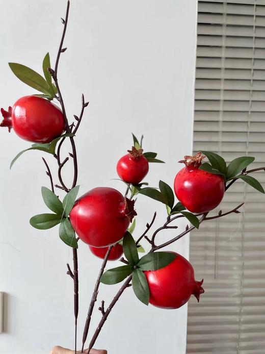 【年宵果实类】仿真水果系列/新年果实累累（大柿子/红石榴/黄金果） 商品图9