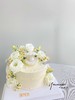 「女士」白色珍珠婚蛋糕 商品缩略图0