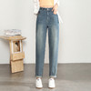 春季新款小直筒裤高腰休闲裤长款哈伦裤牛仔裤MYX-HWM-8703-Y 商品缩略图0