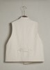 ECOLE DE CURIOSITIES 米白柔软棉斜纹布马甲 商品缩略图4