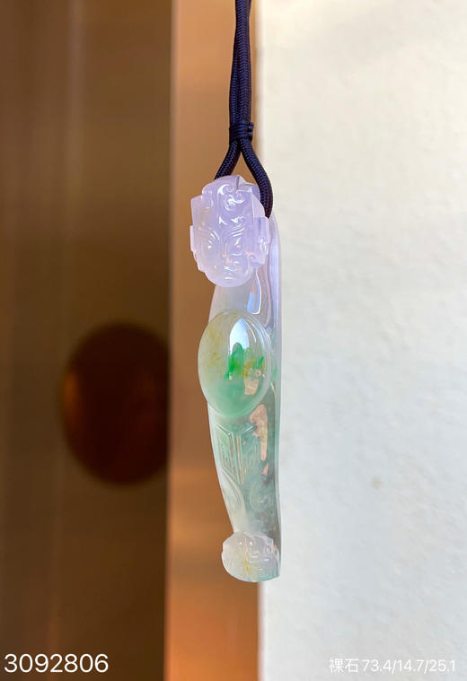 春带彩龙头如意三彩立体素件【3092806】具体价格微信咨询 商品图2