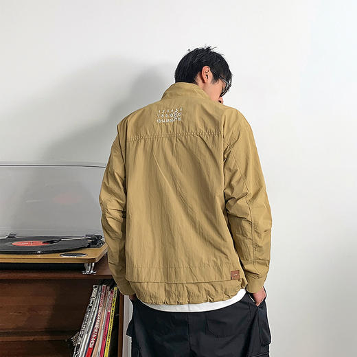 徐太浪日系机能工装口袋立领夹克男春季潮牌宽松大码休闲防风外套 商品图2