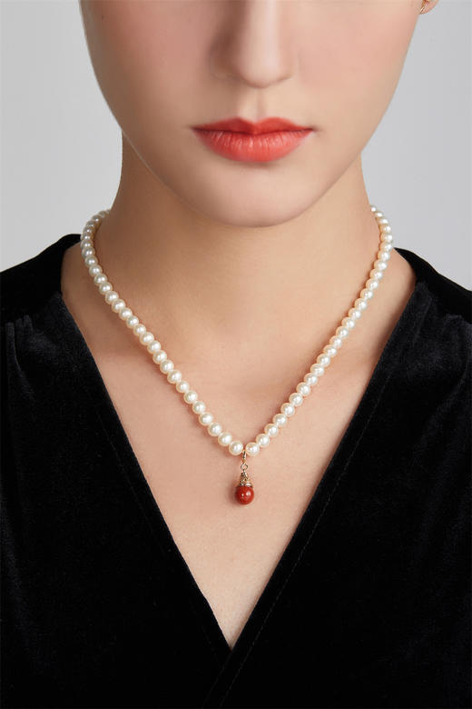 one pearl 经典珍珠项链3号 商品图5