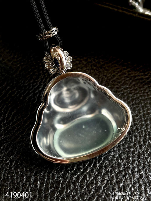 玻璃种飘翠佛公吊坠【4190401】具体价格微信咨询 商品图7