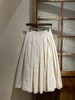 ECOLE DE CURIOSITES 象牙白柔软棉斜纹布半身裙(Made in France) 商品缩略图2