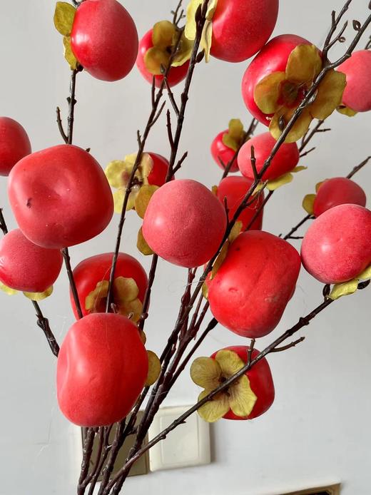 【年宵果实类】仿真水果系列/新年果实累累（大柿子/红石榴/黄金果） 商品图2