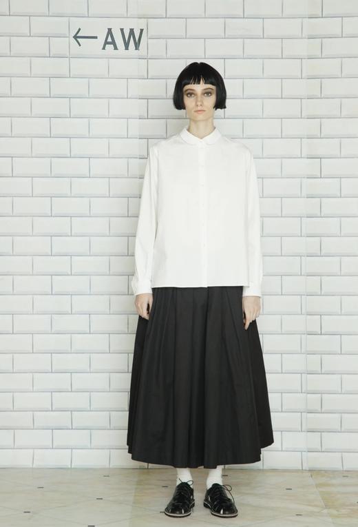 ECOLE DE CURIOSITES 水洗打字机棉衬衫(2色可选) 商品图2