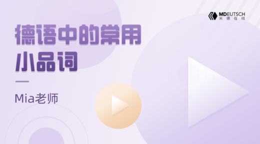 德语中的常用小品词 商品图0