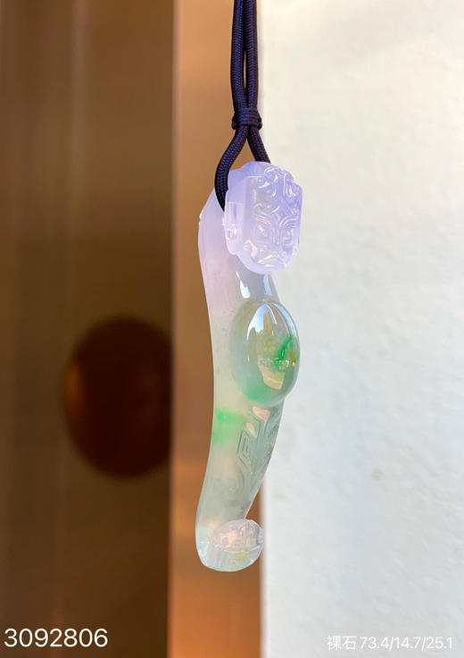 春带彩龙头如意三彩立体素件【3092806】具体价格微信咨询 商品图3