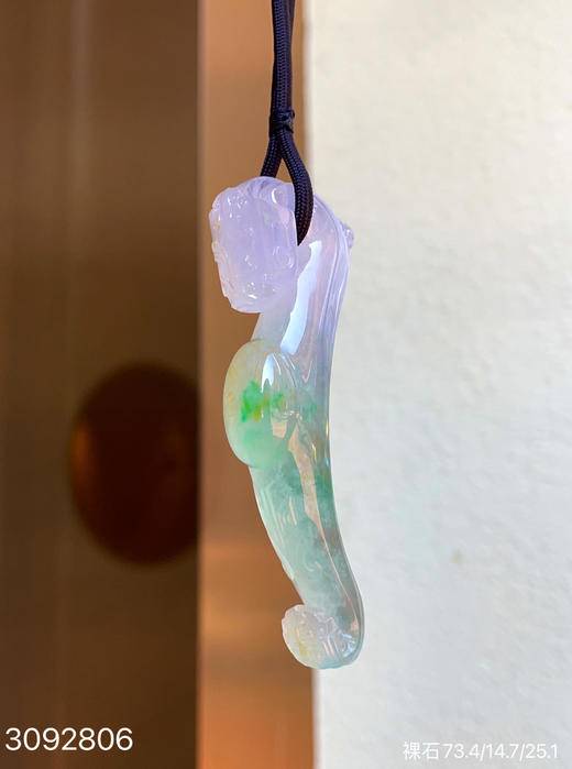 春带彩龙头如意三彩立体素件【3092806】具体价格微信咨询 商品图5