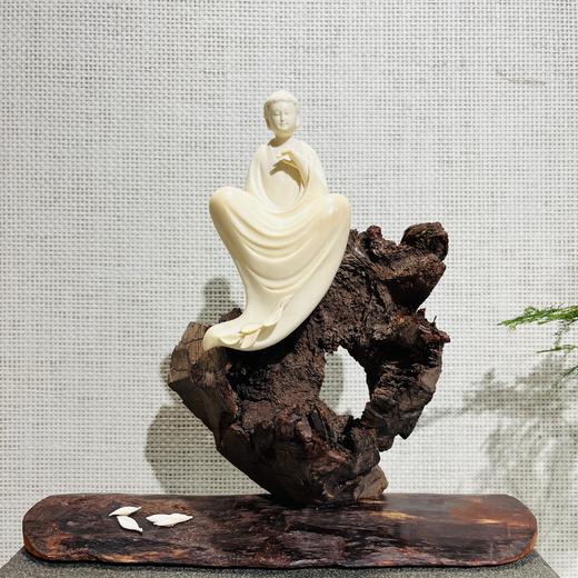 静思佛°小叶紫檀+猛犸摆件 商品图0