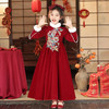 TZF-冬季儿童古风唐装中国风龙年拜年服汉服 商品缩略图3