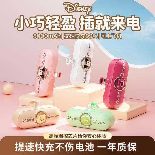 迪尼士胶囊充电宝快充高配版 商品图0