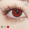 #冰晶四色 日抛版本 咖棕/红/天蓝 14.5mm【10片装】国产精品 / 日抛 商品缩略图3
