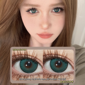 SummerBaby月抛·苹小果·14.0mm(着色参考13.4mm) 0-800度(有525/575)·(注：自身瞳孔大的宝宝可能会遮瞳 介意勿拍 拍下默认为能接受 遮瞳没有售后)