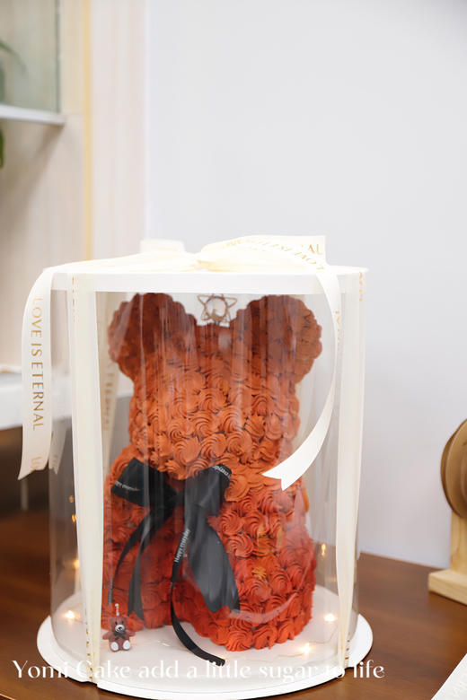 奶油永生花小熊 商品图1