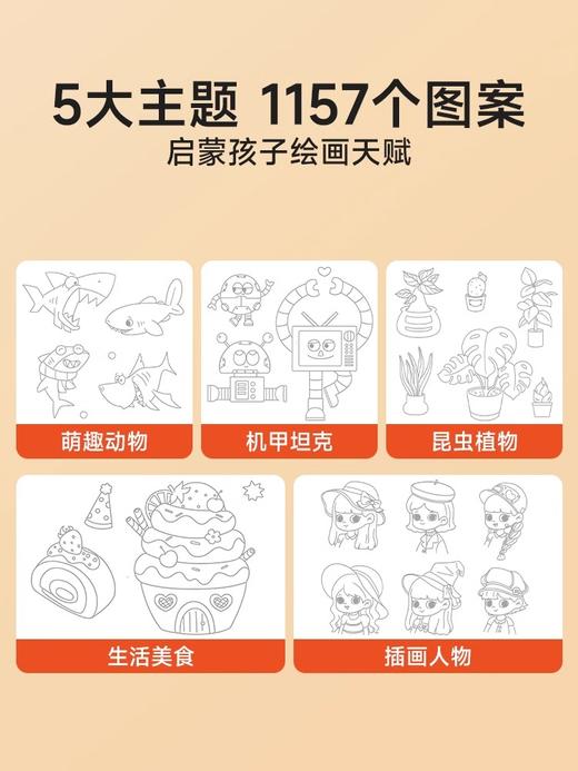 儿童线描临摹画册套装（全5册） 商品图3