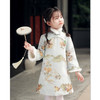 AQX-小女孩改良新中式A版长袖旗袍新款复古中国风女童新年旗袍 商品缩略图3