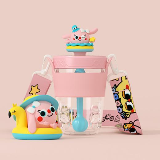 🌻【coco mango夏日狂欢吸管杯】✨1、硅胶级玩偶防尘塞 可爱安心 🌸食品接触用硅胶 2、550ml大容量，🍒 商品图4