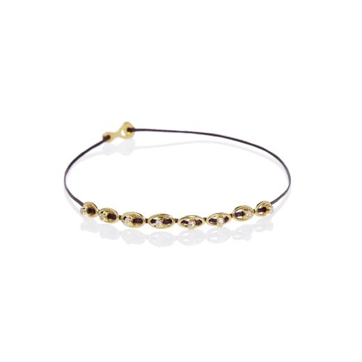 订购6周到｜CHRISTIANA KAFA-GEMMA-酒红色 手链［希腊设计师］ 商品图0