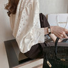 春秋【蕾丝棉衬衫女 韩版时尚新款】小众设计感 气质上衣 宽松长袖衬衣 打底衫 商品缩略图2