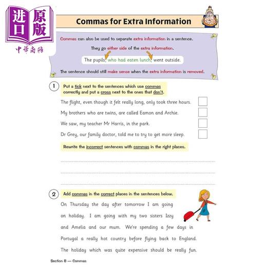 【中商原版】英国CGP KS2 English Targeted Question Book: Grammar, Punctuation & Spelling - Year 5 商品图1
