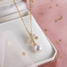 子佩集S925银珍珠吊坠【P2103】镀金(不含链)2401