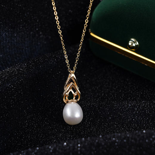 子佩集S925银珍珠吊坠【YP0387】镀金(不含链)2401 商品图1