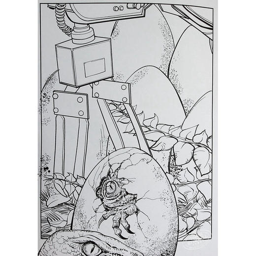 预售 【中商原版】侏罗纪世界 涂色书 英文原版 Jurassic World The  Coloring Book Insight Editions 涂色书 影视相关 商品图3
