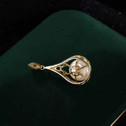 子佩集S925银珍珠吊坠【P1926】镀金(不含链)2401 商品图1