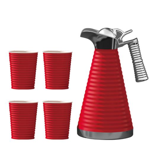 万德霍 波尔多红套装水壶 一壶四杯 WDH-G0220509 商品图0