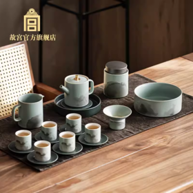 江上云山成套茶具