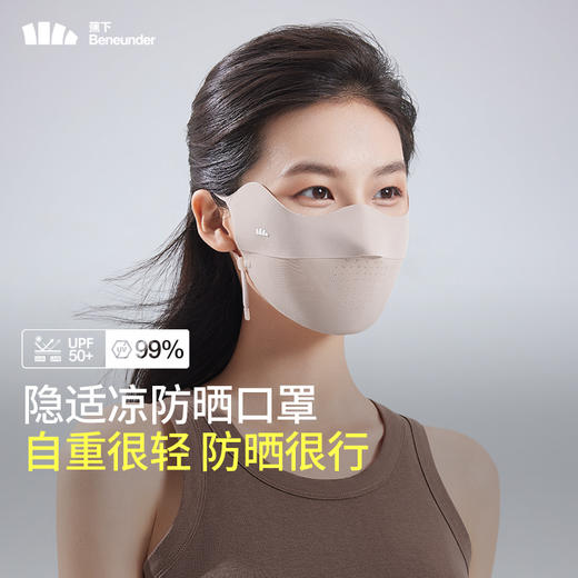 【好物推荐】蕉下无痕防晒口罩AL83224护眼角夏季薄款透气防紫外线女冰丝面罩 商品图3